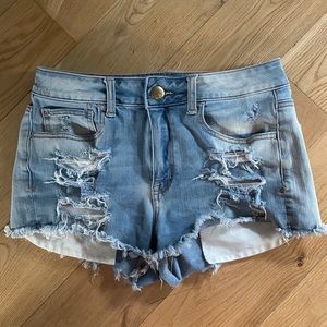 Hi-rise Jean Shorts